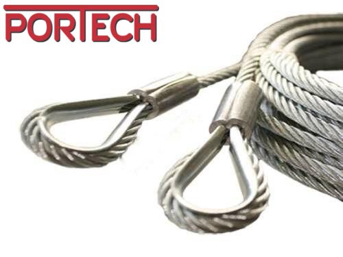 Câble En Acier Pour Porte De Garage - Longueur 6 M, Diamètre 4 Mm, Réglage Hauteur